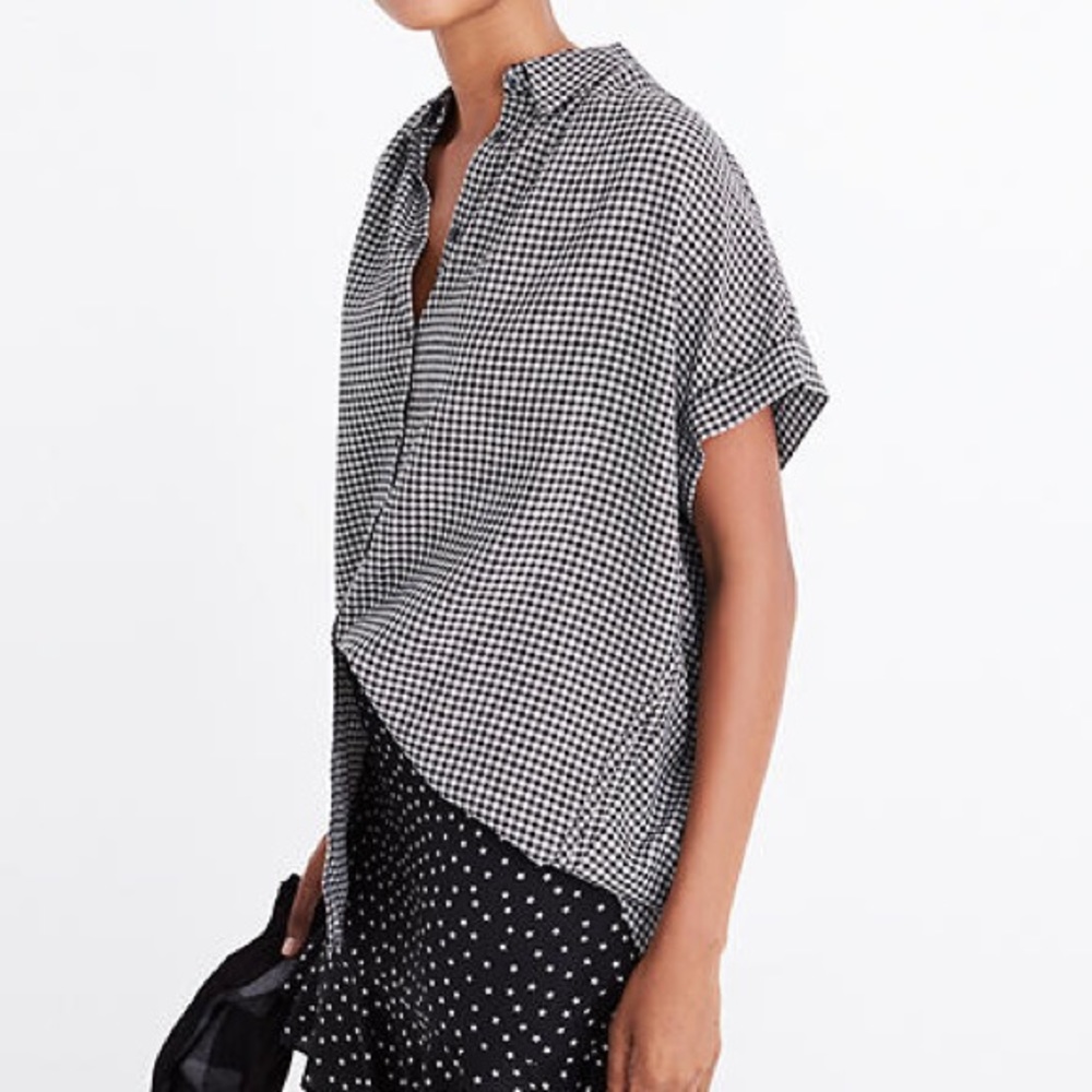 Madewell Button Down Short Sleeve Shirt